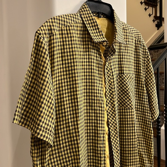 Bugatchi Mens Short Sleeve Shirt Size XL - Picture 4 of 6